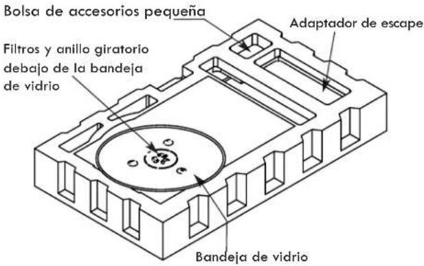 FRIGIDAIRE FMOS1846SS - PROCEDIMIENTO PARA SACAR DE LA CAJA EL MICROONDAS Y LA PLACA DE INSTALACIÓN - 1
