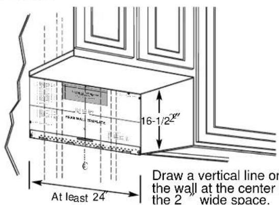 FRIGIDAIRE UMV1422SS - DETERMINING WALL PLATE LOCATION UNDER YOUR CABINET - 1