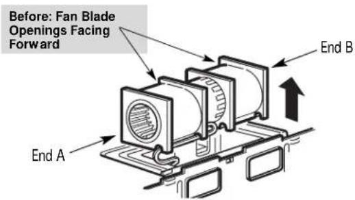 FRIGIDAIRE UMV1422SS - B5. ADAPTING MICROWAVE BLOWER FOR OUTSIDE BACK EXHAUST - 2