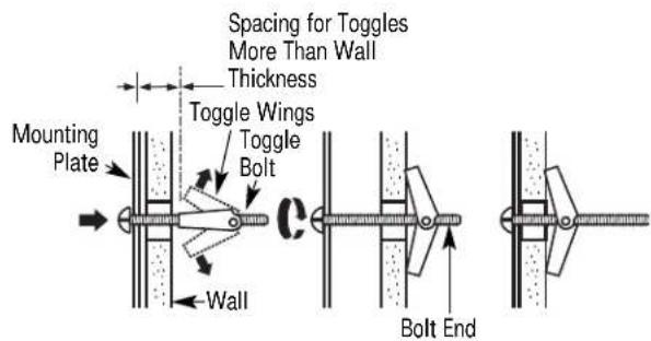 FRIGIDAIRE UMV1422SS - C1. ATTACH THE MOUNTING PLATE TO THE WALL - 4