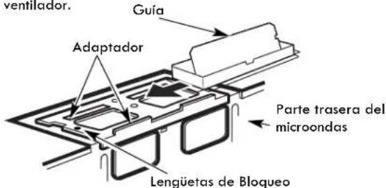 FRIGIDAIRE UMV1422SS - A3. AJUSTE DEL VENTILADOR DEL MICROONDAS PARA LA EXTRACCION SUPERIOR EXTERNA - 2