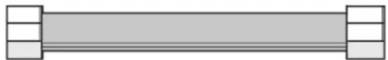 WHIRLPOOL WCGK5030PV - Flexible Metal Appliance Connector: - 1