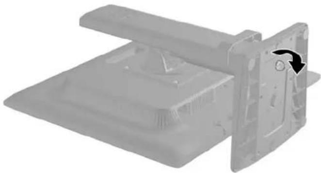 HP Compaq LA2006x - Fixation du socle au moniteur LA1956x de HP - 3