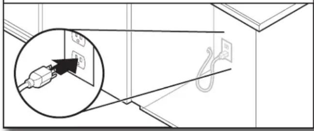KITCHENAID KDTE104KPS - Cable de suministro eléctrico: enchúfelo en un tomacorriente de 3 terminales con conexión a tierra. - 1