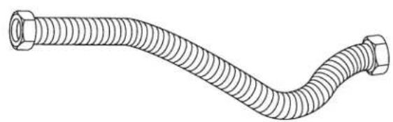 KITCHENAID KDTE104KPS - Tubería flexible - 1