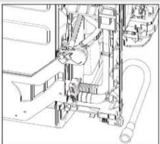 KITCHENAID KDTE104KPS - Conecte la manguera de desagüe - 2