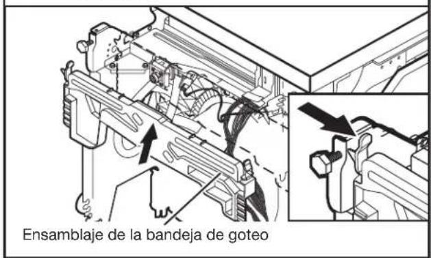 KITCHENAID KDTE104KPS - DESCONECTE Y RETIRE EL ENSAMBLAJE DE LA BANDEJA DE GOTEO - 1