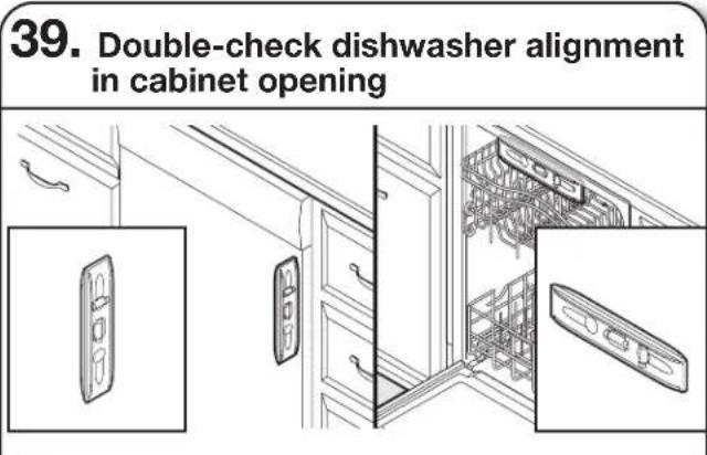 KITCHENAID KDTE104KPS - SECURE DISHWASHER IN CABINET OPENING - 1