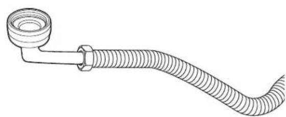 KITCHENAID KDTE104KPS - Agregue el codo de 90° a la tubería de suministro de agua - 1