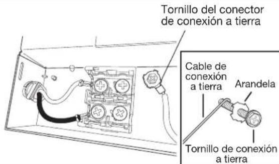 KITCHENAID KDTE104KPS - Conecte el cable a tierra - 1