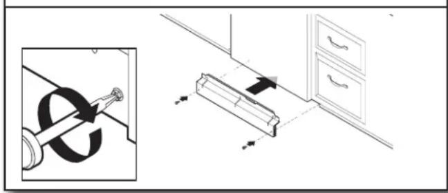 KITCHENAID KDTE104KPS - Vuelva a instalar los paneles de acceso - 1