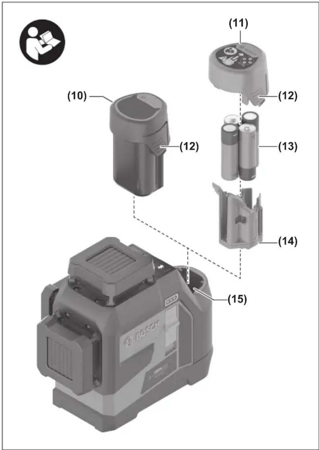 BOSCH GLL 12V-100 CG Professional - GLL 12V-100-33 CG Professional - 3