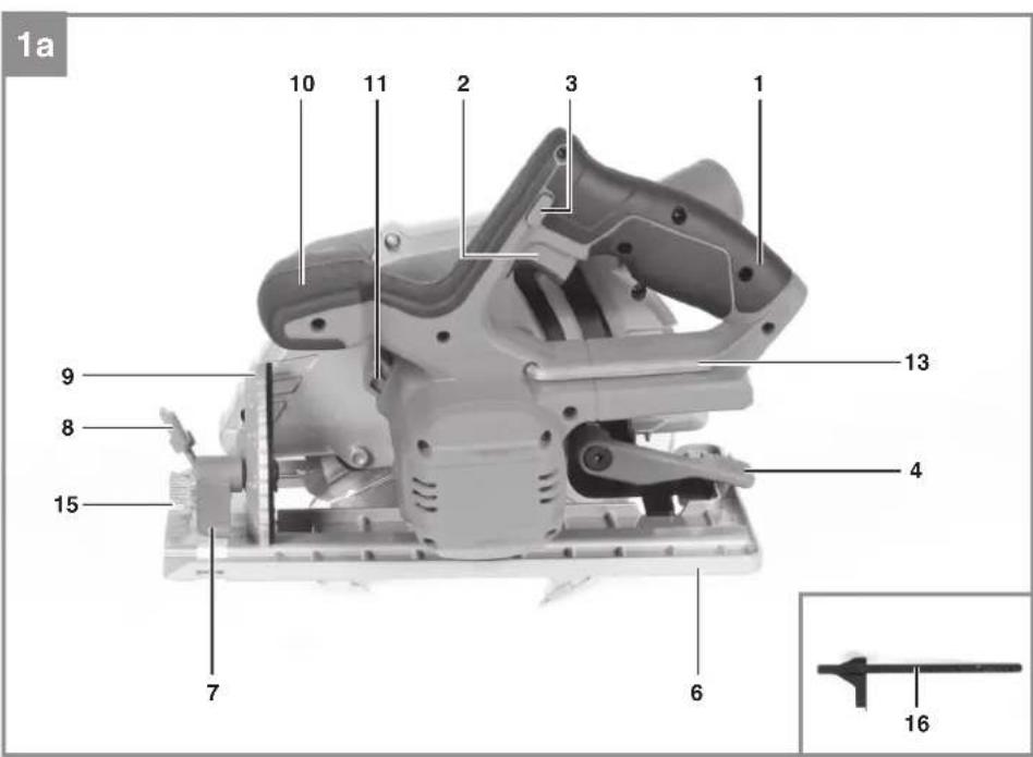 EINHELL TE-CS 18/190 Li BL - Solo - 1