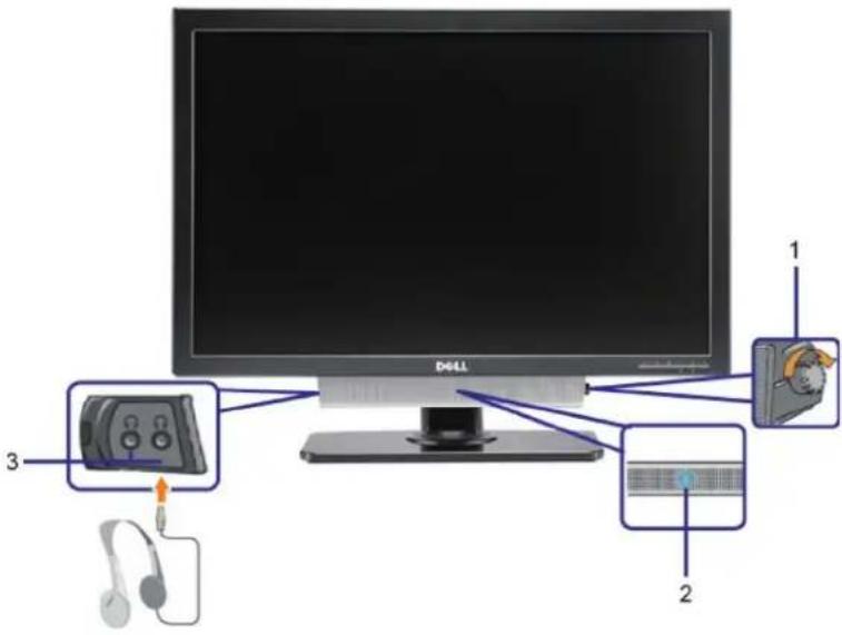 DELL 3008WFP - Using the Dell Soundbar (Optional) - 1