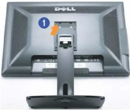 DELL 3008WFP - Attaching the Stand - 1