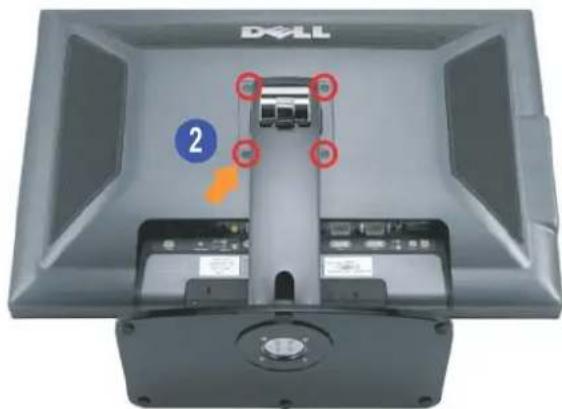 DELL 3008WFP - Attaching the Stand - 2