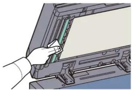 KYOCERA TASKalfa 3510i - Verre fendu - 3
