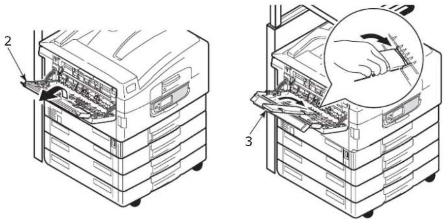 OKI C9850hdn - Φόρτωση δίσκων 1 έως 4 - 9