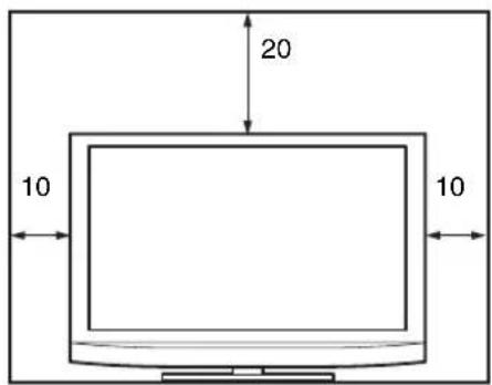 SONY KDL-40X1 - Installare il monitor in un luogo spazioso - 1