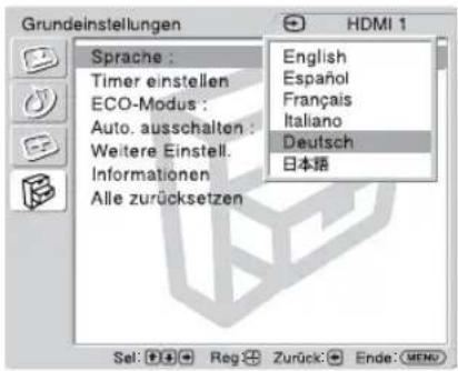 SONY KDL-40X1 - Grundeinstellungen - 1