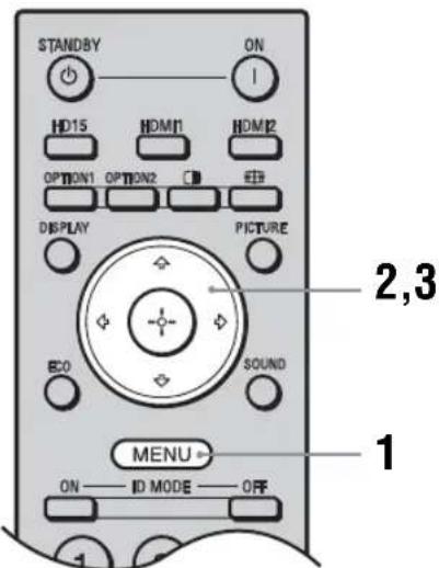 SONY KDL-40X1 - メニュー一覧 - 1