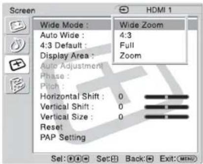 SONY KDL-40X1 - For Video Input - 1