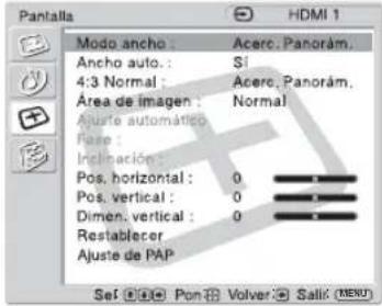 SONY KDL-40X1 - Ajuste Le permite ajustar/cambiar - 1