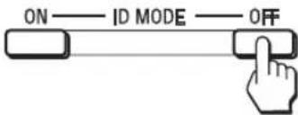 SONY KDL-40X1 - When all of the setting changes have been completed, press OFF button. - 1