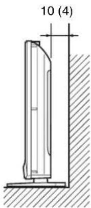 SONY KDL-40X1 - Provide an ample amount of space around the display - 2