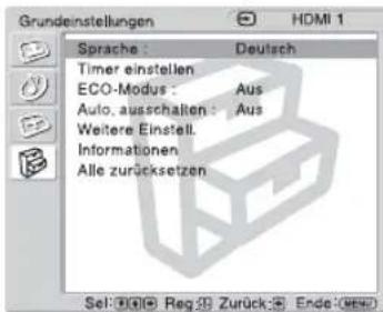 SONY KDL-40X1 - Menü Auswählbare/einstellbare Optionen - 2