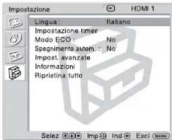 SONY KDL-40X1 - Impostazioni Consente di impostare/modificare - 2