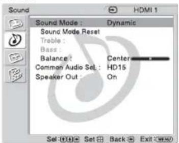 SONY KDL-40X1 - 若要取消 ECO Mode - 1