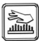 AL-KO BC 223 B - Symbols on the appliance - 1
