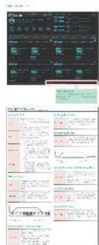 Scanned document page with multiple columns of text and charts, likely a form or report section