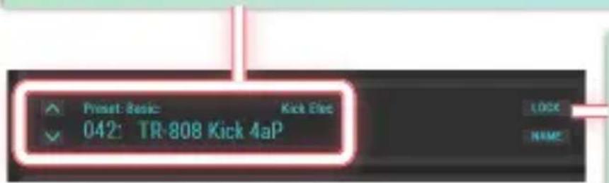 Preset: Basic Kick Elec 042: TR-808 Kick 4aP LOCK NAME