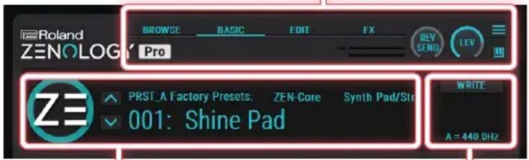 ROLAND ZENOLOGY - [Ⅱ] ボタン - 1