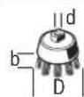 BOSCH GWS 15-125 CISTH Professional - Utensili abrasivi ammessi - 1