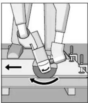 BOSCH GWS 15-125 CISTH Professional - Metälä griesana - 1
