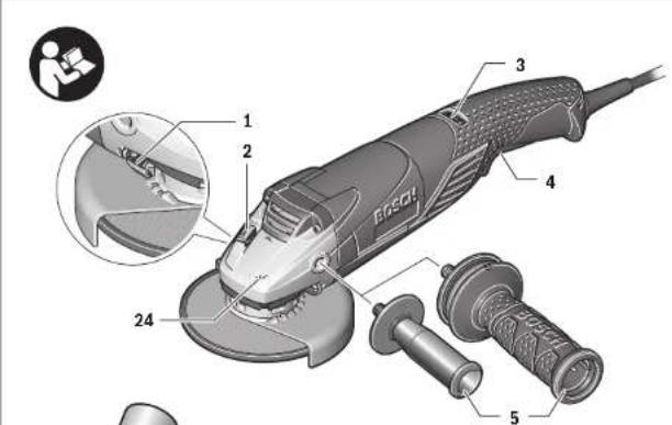 BOSCH GWS 15-125 CISTH Professional - 2