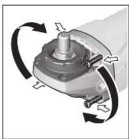 BOSCH 18-125 PL Inox Professional - Rotating the Machine Head - 1
