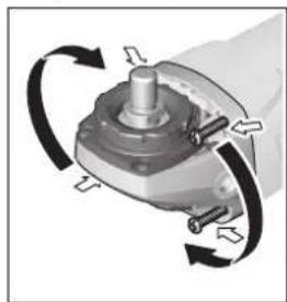 BOSCH 18-125 PL Inox Professional - Drejning af gearhoved - 1