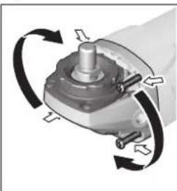 BOSCH 18-125 PL Inox Professional - Girar o cabeçote de engrenagens - 1