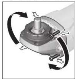 BOSCH 18-125 PL Inox Professional - Przestawianie glowicy przyktedniowej - 1