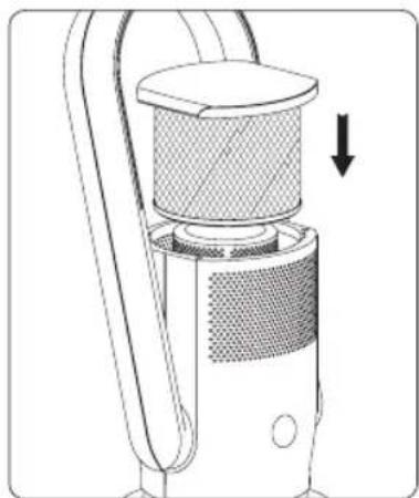 Djive Flowmate ARC Portable - COMMENT INSTALLER OU REMPLACER LE FILTRE D'ÉPURATION DE L'AIR HEPA 14: - 4