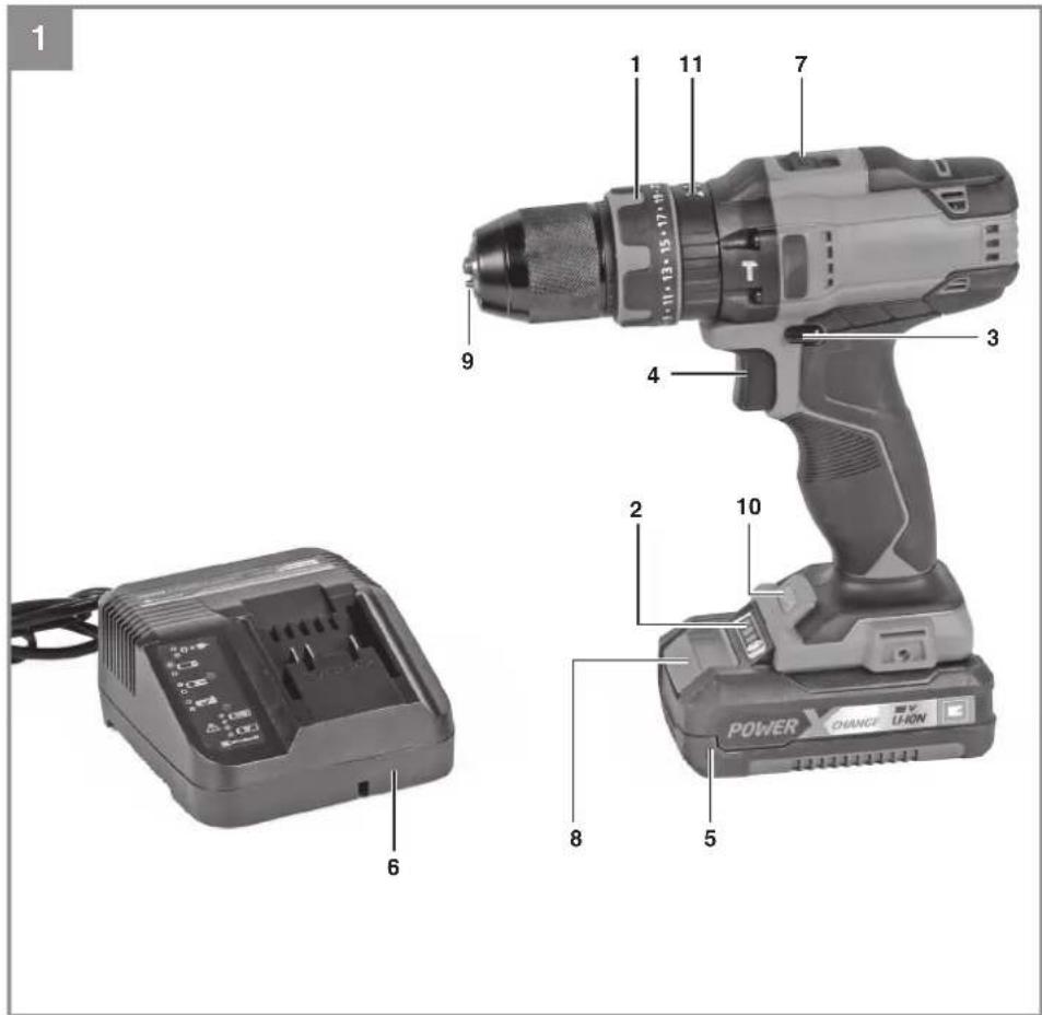 EINHELL TE-CD 18/44 Li - 1