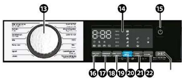 Wisberg WBWM1400A9AWNB - BEDIENINGSPANEE - 1