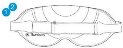 THERAGUN SleepMask - Montare e smontare il dispositivo - 1