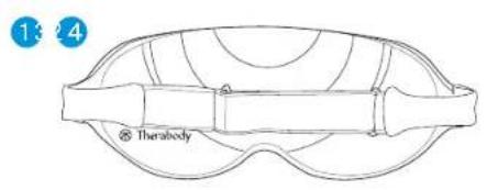 THERAGUN SleepMask - Montar y desmontar el dispositivo - 1