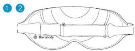 THERAGUN SleepMask - Montar y desmontar el dispositivo - 1