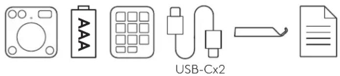 LOGITECH MX Creative Console - 步骤1：包装内容 - 1